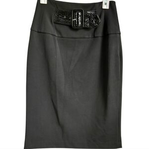 Insight Black Pencil Skirt Knee-Length, Size 2